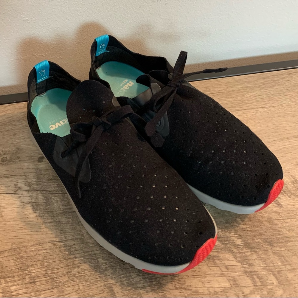 NATIVE Black APOLLO MOC Water SHOES Sneakers 7   9